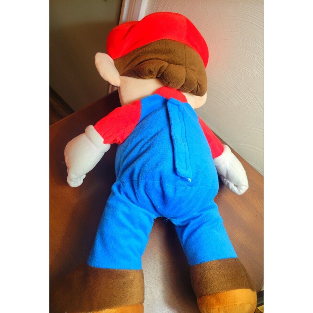 Nintendo Super Mario LARGE 23" plush 2020. Secret Pocket On Back! - Picture 3 of 5